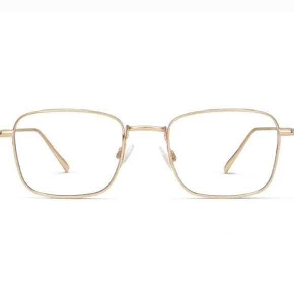 Brand New Warby Parker Joaquin Eyeglasses in Polished gold - Picture 1 of 3